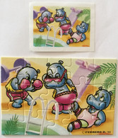 Kinder :  Happy Hippos 1992-93 - Beppo - Hippi Hippo - Babsy Baby + BPZ - Puzzels