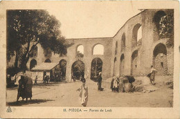 Pays Div -ref CC460- Algerie - Medea - Porte De Lodi  - - Médéa