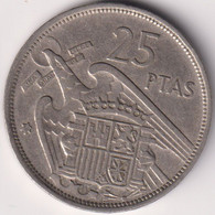 SPAIN , 25 PESETA 1957 / 58 - 5 Pesetas
