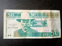 NAMIBIA 50 DOLLARS P 2 1993 USED USADO XF - Namibia