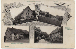 Gruss Aus HATTENHAUSEN Bei Wäldi Bezirk Kreuzlingen Verlag A. Bernhard Gel. 1912 V. Märstetten Stabstempel HEFENHAUSEN - Kreuzlingen