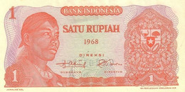 INDONESIA 1 RUPIAH 1968 P 102 UNC SC NUEVO SERIE CLJ074780 - Indonésie