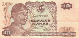 INDONESIA 10 RUPIAH 1968 P 105 AUNC SC- NUEVO- SERIE ACG 061413 - Indonésie