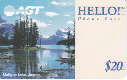 TARJETA DE CANADA DE MALIGNE LAKE, JASPER (HELLO-AGT) - Canada