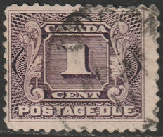 Canada 1906 Sc J1 Mi P1 Yt Taxe 1 Postage Due Used - Segnatasse