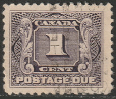 Canada 1906 Sc J1 Mi P1 Yt Taxe 1 Postage Due Used - Portomarken