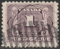 Canada 1906 Sc J1 Mi P1 Yt Taxe 1 Postage Due Used - Portomarken