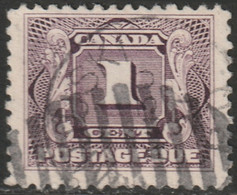 Canada 1906 Sc J1 Mi P1 Yt Taxe 1 Postage Due Used - Strafport