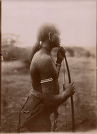 Kenya - Rare Photo Ancienne Albuminée - Guerrier De La Tribu Ethnie ANDEROBO - Ethnique - Amaya - Scarifications - Kenya