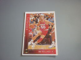 Matt Bullard Houston Rockets NBA Basketball '90s Rare Greek Edition Card - 1990-1999