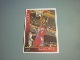 Moses Malone Philadelphia 76ers NBA Basketball '90s Rare Greek Edition Card - 1990-1999