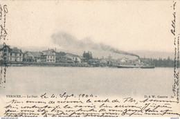 SUISSE - SCHWEIZ - SWITZERLAND - VERSOIX - Le Port (1904) - GE Genf
