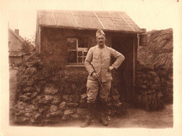 Pollinkhove - Photo Ancienne - La Ferme Thorel - Soldat Militaire - 2 Juillet 1918 - Militaria - Belgique Belgium - Other & Unclassified