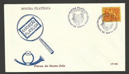 Portugal Cachet Commémoratif  Expo Philatelique Póvoa De Santa Iria Musique 1969 Event Postmark Philatelic Expo Music - Maschinenstempel (Werbestempel)