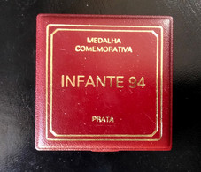 PORTUGAL MEDALHA COMEMORATIVA INFANTE 94 PRATA - SILVER MEDAL HENRY THE NAVIGATOR (PLB#02-29) - Royal / Of Nobility