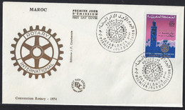 Rotary FDC Casablanca - Mauritanie (1960-...)