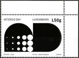 LUXEMBOURG,LUXEMBURG, 2022,  Mi.2310, Internationaler Asteroidentag , POSTFRISCH, NEUF, - Ongebruikt