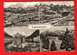 ZUM-04  Unterwasser Wildhaus-Alt Sankt Johann Multiviews Stempel Tony Stump Berghaus Jilios Gelaufen 1971 GF - Berg