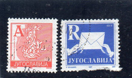 1993 Jugoslavia - Servizi Postali - Usati