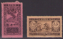 FRENCH SYRIA - POSTAGE DUE LOT - Timbres-taxe