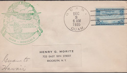 1935. USA FIRST FLIGHT  GUAM To HONOLULU Cancelled GUAM GUAM DEC 3 1935. Arrival Cancelled HO... (Michel 380) - JF365799 - Hawaï