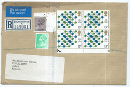COVER - Great Britain R - Letter Via Kuwait.1977,stamps : 1977 British Nobel Prize Winners In Chemistry - Brieven En Documenten
