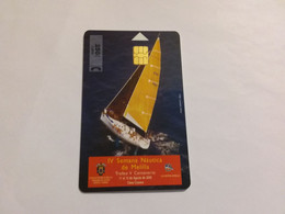 Spain - IV Semana Nautica De Melilla Sailing Boat Ship Schiff  - Private Card - Privatausgaben