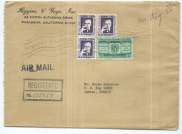 BIG COVER - United States R - Letter Via Kuwait.1977 - Cartas
