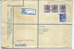 COVER - Great Britain R - Letter Via Kuwait 1976 - Brieven En Documenten