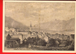 ZUM-24 Monthey Gravure De César Ritz Vers 1875 Opération Soleil Pour Handicapés Mentaux Du Valais.NC GF - Monthey