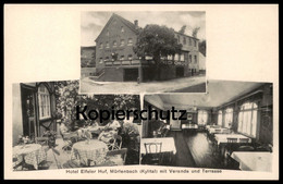 ÄLTERE POSTKARTE MÜRLENBACH HOTEL EIFELER HOF KYLLTAL BESITZER HEINRICH HAMMEL EIFEL GEROLSTEIN Ansichtskarte Postcard - Gerolstein