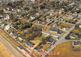 GF-AGON-COUTAINVILLE-Coutances-50-Manche-Vue Quartier Résidentiel Bord De Mer-Format 9 X 15 - Sonstige & Ohne Zuordnung