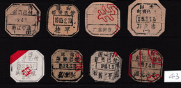 CHINA CHINE  全国各地不同的国内邮资已付邮戳 Different Domestic Postage Paid Postmarks Across The Country - 43 - Autres & Non Classés