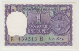 Government Of India One Rupee Letter B Pick 77D Uncirculated 1968 - Inde