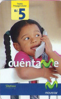 PANAMA. PA-MOV-REF-0010. Cuéntame - Girl Talking. REVERSO LETRAS AZULES. B/5. (027) - Panama