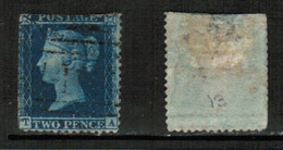 GREAT BRITAIN   Scott # 13 USED FAULTS (CONDITION AS PER SCAN) (Stamp Scan # 863-3) - Gebruikt