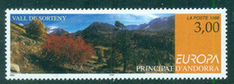Andorra (Fr) 1999 Europa, Sorteny Valley MUH - Unused Stamps