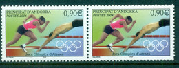 Andorra (Fr) 2004 Summer Olympics Athens MUH - Unused Stamps