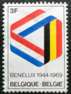 België - Belgique - C4/62 - (°)used - 1969 - Michel 1557 - 25j Benelux - Used Stamps