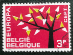 België - Belgique - C4/63 - (°)used - 1962 - Michel 1282 - Europa - Boom Met 19 Bladeren - Usados