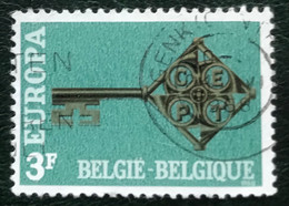 België - Belgique - C4/63 - (°)used - 1968 - Michel 1511 - Europa - Sleutel - GENK - Used Stamps