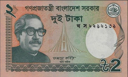 Banknotes UNC - SC Billete Banco BANGLADÉS - 2 Taka, 2013 Sin Cursar - Bangladesh