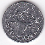 Madagascar 2 Francs 1979,  Acier Inoxydable, KM# 9 - Madagaskar