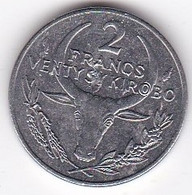 Madagascar 2 Francs 1979,  Acier Inoxydable, KM# 9 - Madagascar