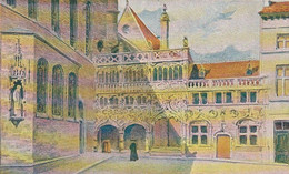 AK Brugge - Kapel Van Het H. Bloed - Künstlerkarte - Feldpost Reserve-Feld-Lazarett 48 - 1918 (62970) - Brugge