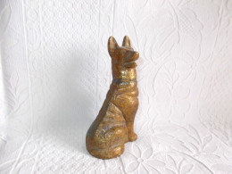 Deutscher Schäferhund. Sculptur Figur Bronze - Bronces