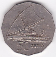 Fidji 50 Cents 1976 Elizabeth II, Cupronickel, KM# 36 - Fidschi