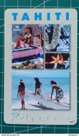 TAHITI USED PHONECARD BEACH - Polynésie Française