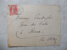 Belgique Belgie Lettre Brief  1911 Leval Roux ( 74 A  Sans Geen Bandelette) - Brieven En Documenten