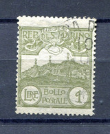 1903.SAN MARINO YVERT 43(o).USADO CATALOGO 27€ - Usati